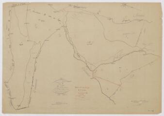 1 vue Section B, 2ème feuille, éch. 1/5000.