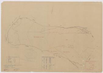 1 vue Section A, 1ère feuille, éch. 1/1250.