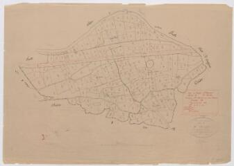 1 vue Section A, 3ème feuille, éch. 1/1250.