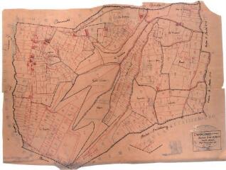 1 vue Section A, feuille unique, éch. 1/2500.