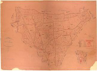 1 vue Section B, 1ère feuille, éch. 1/2500.