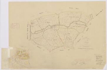 1 vue Section F, 1ère feuille, éch. 1/2500.