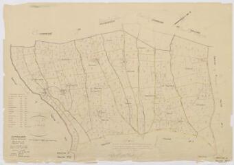 1 vue Section F, 2ème feuille, éch. 1/2500.