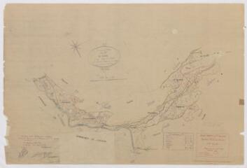 1 vue Section B, 1ère feuille, éch. 1/2500.