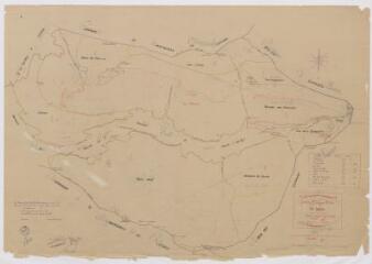 1 vue Section B, 3ème feuille, éch. 1/5000.