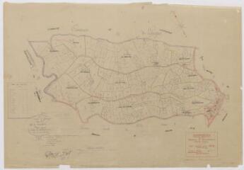 1 vue Section A, feuille unique, éch. 1/2500.