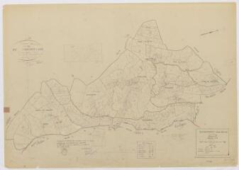 1 vue Section B, 3ème feuille, éch. 1/2500.