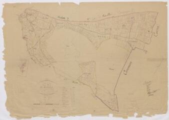 1 vue Section B, 1ère feuille, éch. 1/2500.