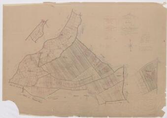 1 vue Section C, feuille unique, éch. 1/2500.