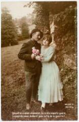 2 vues Quand on s'aime vraiment, le reste importe guère, la paix du coeur, d'abord, puis la fin de la guerre !. - 23 mars 1917. - Carte postale