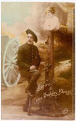 2 vues Gloire à nos diables bleus. - 20 mai 1918. - Carte postale