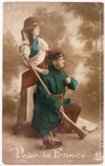 2 vues Pour la France. - 19 juillet 1915. - Carte postale