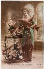 2 vues Si mes poissons vous font plaisir. Venez et vous pourrez choisir. - 28 mars 1916. - Carte postale