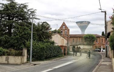 2 vues L'église / Jean-Yves Rodriguez photographe. - 31 juillet 2017. - Photographie numérique