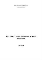 910 Ko - Jean-Pierre Casimir Marcassus de Puymaurin (196 J) (ouvre la visionneuse)