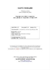4 vues Saint-Médard, archives communales