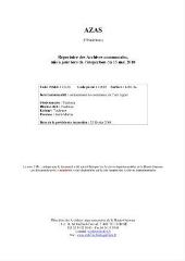 9 vues Azas, archives communales