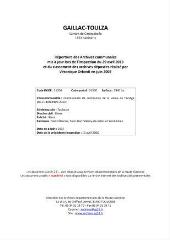 15 vues Gaillac-Toulza, archives communales