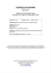 14 vues Cazères, archives communales