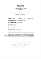 5 vues Agassac, archives communales