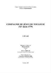1578 Ko - Compagnie de Jésus de Toulouse (collège des jésuites) (ouvre la visionneuse)