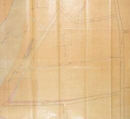 1 vue Extrait du plan général d'alignement de la ville de Toulouse dressé pour être joint au dossier de la rue des Gallois. Hepp, ingénieur de la ville de Toulouse. 1863. Echelle non déterminée.Plan parcellaire secteur de la rue des Récollets et de la rue des Gallois.