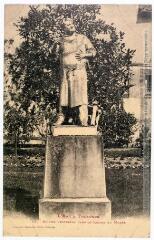 2 vues L'art à Toulouse. 45. Statue Vestrepin [Vestrepain] dans le square du musée. - Toulouse : phototypie Labouche frères, marque LF au verso, [1911]. - Carte postale