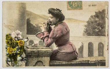 2 vues Le goût. - [s.l] : Trewey D.P, [vers 1905]. - Carte postale