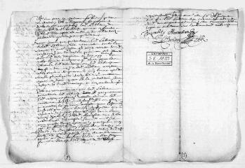 665 vues Notaires de Toulouse, 1680-1689, contrats de mariage séparés.