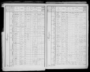 13 vues - Arbas : recensement de la population, 1911 (ouvre la visionneuse)