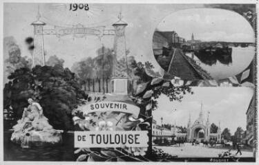 1 vue Souvenir de Toulouse. Exposition de Toulouse 1908. - Toulouse : maison Labouche frères, 1908. - Photographie
