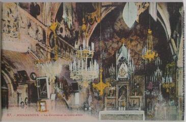 1 vue Le Lot. 37. Rocamadour : la chapelle miraculeuse. - Toulouse : phototypie Labouche frères, marque LF au verso, [entre 1918 et 1937]. - Carte postale