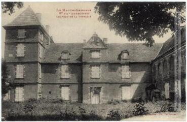 2 vues La Haute-Garonne. 67 Bis. Carbonne : château de la Terrasse. - Toulouse : phototypie Labouche frères, marque LF au verso, [1918]. - Carte postale