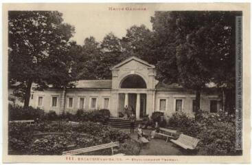 2 vues La Haute-Garonne. 111. Encausse-les-Bains : établissement thermal. - Toulouse : phototypie Labouche frères, [1936]. - Carte postale