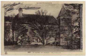 1 vue La Haute-Garonne. 320. Le château de Lacroix [Lacroix-Falgarde], près Pinsaguel. - Toulouse : phototypie Labouche frères, marque LF, [1936]. - Carte postale