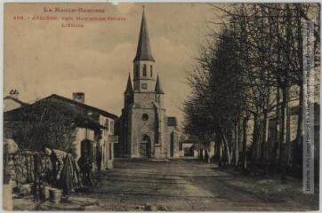 2 vues La Haute-Garonne. 466. Ardiège, près Martres-de-Rivière : l'église. - Toulouse : phototypie Labouche frères, marque LF au verso, [1911]. - Carte postale