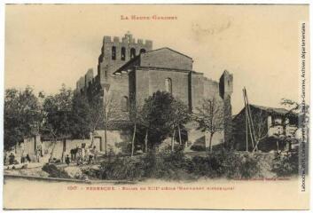 1 vue La Haute-Garonne. 1017. Venerque : église du XIIIe siècle (Monument historique). - Toulouse : phototypie Labouche frères, marque LF au verso, [1911]. - Carte postale