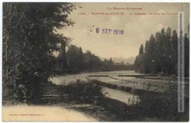 1 vue La Haute-Garonne. 1134. Pointis-de-Rivière : la Garonne en aval du village. - Toulouse : phototypie Labouche frères, marque LF au verso, [1911], tampon d'édition du 6 septembre 1920. - Carte postale