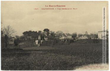 1 vue La Haute-Garonne. 1243. Gratentour : vue générale du haut. - Toulouse : phototypie Labouche frères, marque LF au verso, [1909]. - Carte postale