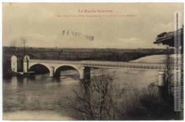 1 vue La Haute-Garonne. 1322. Grépiac, près Venerque : le pont sur l'Ariège. - Toulouse : phototypie Labouche frères, marque LF au verso, [1911], tampon d'édition du 14 novembre 1919. - Carte postale