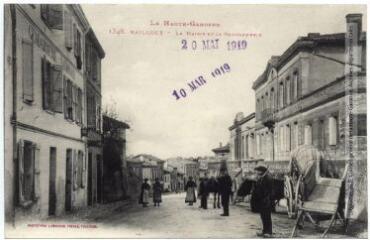 2 vues La Haute-Garonne. 1348. Nailloux : la mairie et la gendarmerie. - Toulouse : phototypie Labouche frères, marque LF au verso, [entre 1909 et 1911], tampons d'édition du 10 mars 1919 et du 20 mai 1919. - Carte postale