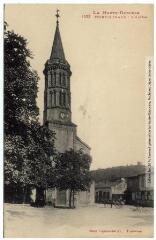 1 vue La Haute-Garonne. 1523. Pointis-Inard : l'église. - Toulouse : phototypie Labouche frères, marque LF au verso, [1918]. - Carte postale