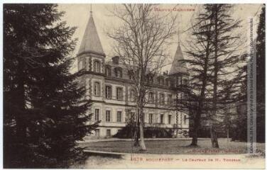 1 vue La Haute-Garonne. 1670. Roquefort : le château de M. Toussan. - Toulouse : phototypie Labouche frères, marque LF au verso, [1930]. - Carte postale