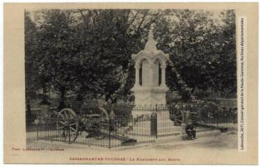2 vues Cassagnabère-Tournas : le monument aux morts. - Toulouse : phototypie Labouche frères, marque LF au verso, [entre 1920 et 1930]. - Carte postale