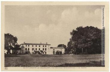 2 vues Saint-Joseph-de-Charlary, par Rouffiac (Hte-Garonne) : la façade. - Toulouse : phototypie Labouche frères, marque LF, [1936]. - Carte postale