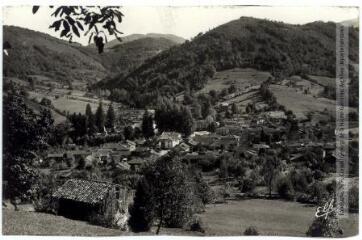 2 vues Arbas : vue panoramique sur la vallée de Fougaron. - Toulouse : édition Pyrénées-Océan, Labouche frères, marque Elfe, [vers 1950]. - Carte postale