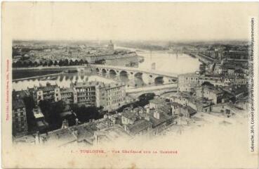 3 vues 1. Toulouse : vue générale sur la Garonne. - Toulouse : typo litho Labouche frères, [entre 1900 et 1904]. - Carte postale