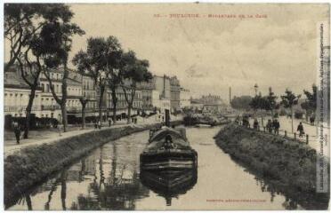 1 vue 55. Toulouse : boulevard de la Gare. - Toulouse : phototypie Labouche frères, marque LF au verso, [1905]. - Carte postale