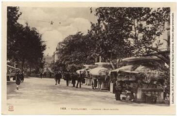 2 vues 162. Toulouse : avenue Jean-Jaurès. - Toulouse : phototypie Labouche frères, marque LF, [1936]. - Carte postale