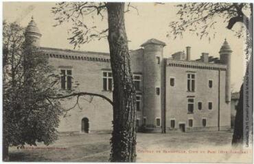 2 vues Château de Ramonville, côté du parc (Haute-Garonne). - Toulouse : phototypie Labouche frères, marque LF au verso, [1905]. - 2 cartes postales